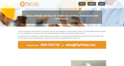 Desktop Screenshot of payfriday.com